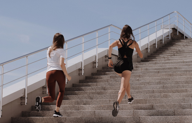 healthy-women-Running-on-Gray-Concrete-Stairs-What-Are-PRP-Therapy-Benefits