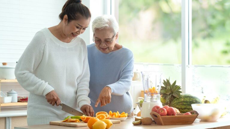 middle-aged-asian-woman-and-mother-cutting-oranges-Top-10-Anti-aging-Supplements-You-Need-to-Know-About-in-2024-ss-feat
